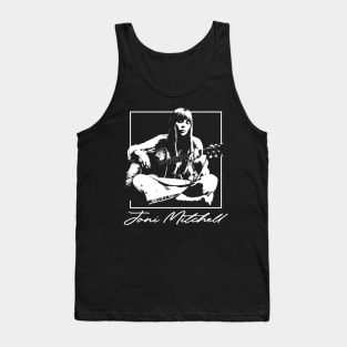 Retro Love Folk Joni Fan Art Design Tank Top